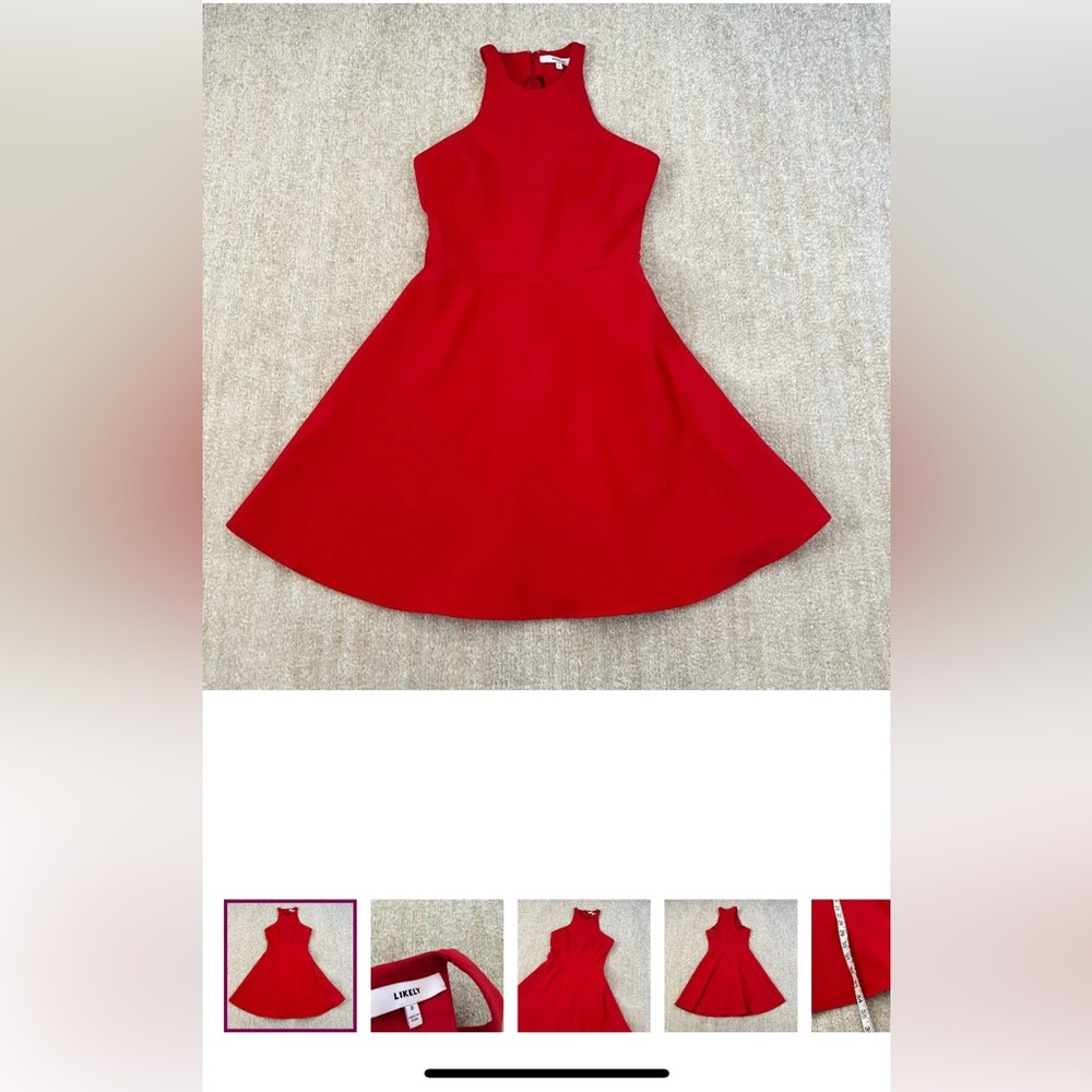 Red dress-I just received this beautiful dress and it does not fit!  Reposhing!